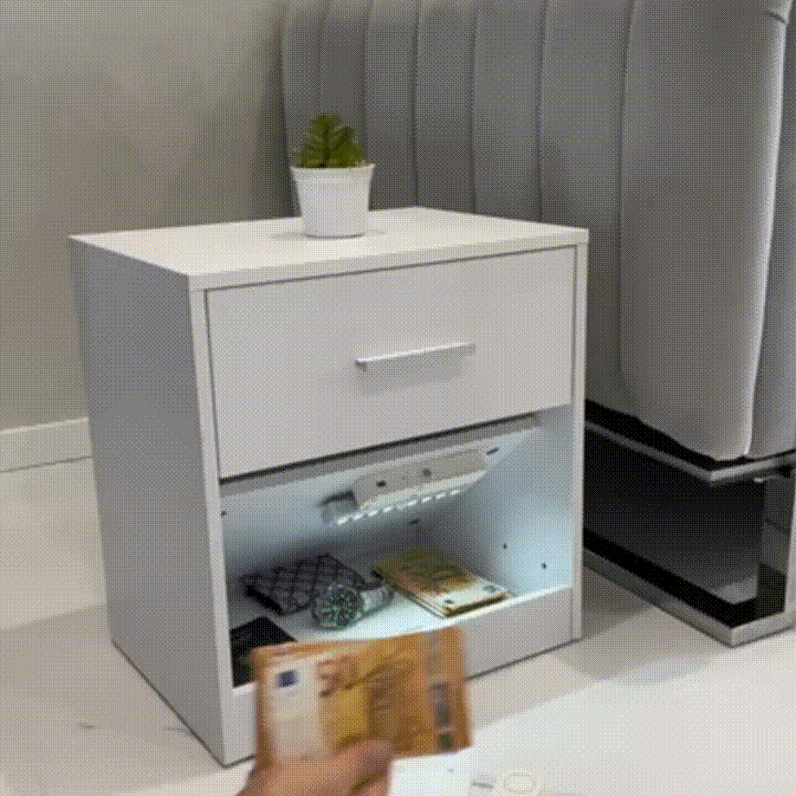 LED illuminated open compartment